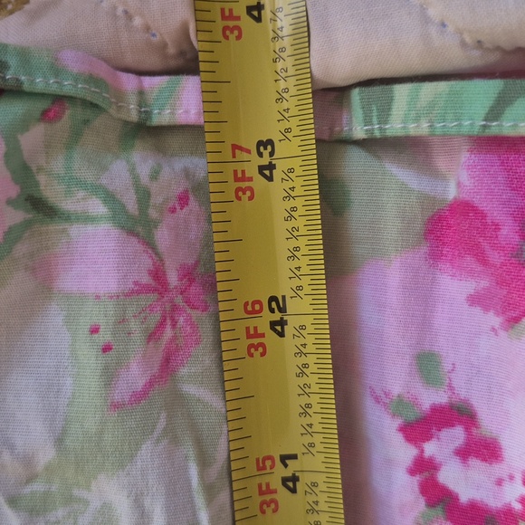 Torrid 0 Pink and Green Floral Sleeveless Sundress Pockets Smocked Back Large - Picture 10 of 11